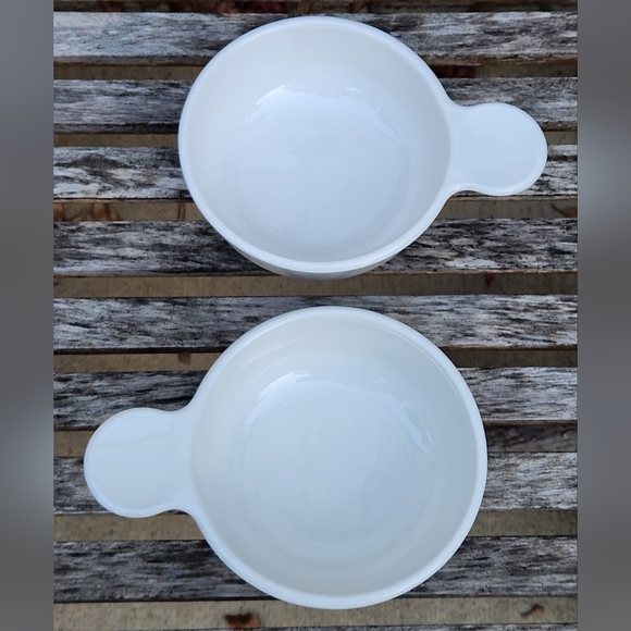 Vintage Corningware White Grab It Bowls x2 P-150-B 550ml - Picture 5 of 10